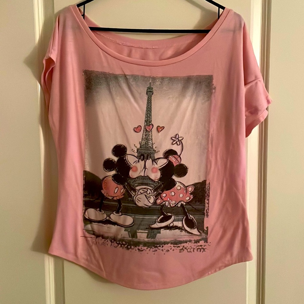 Disney Mickey and Minnie in Paris top